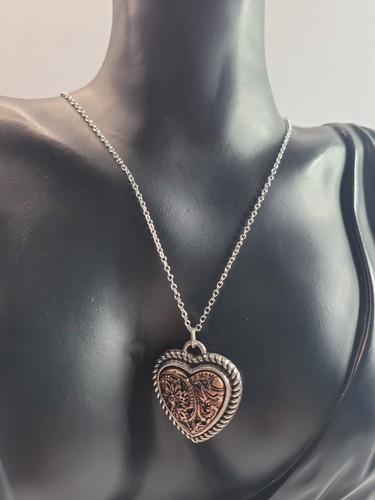 Western heart pendant necklace - heart,
